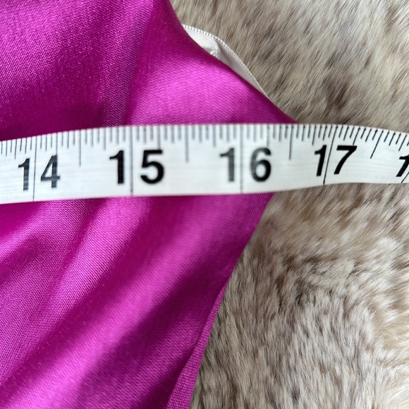 B. Darlin | Magenta Hi-Low Halter Formal Dress - Picture 13 of 15